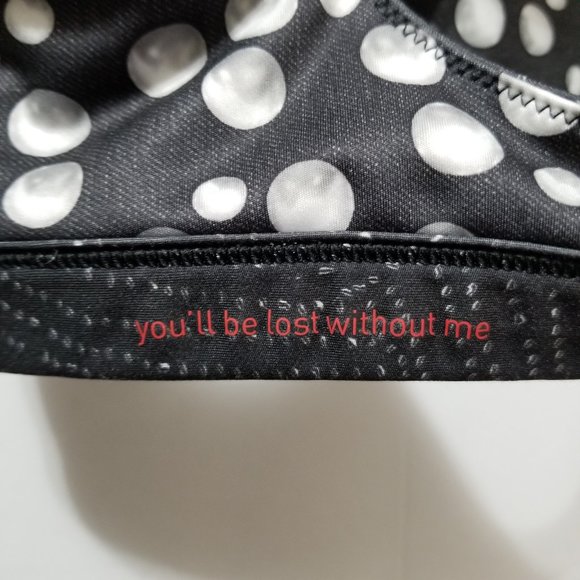 Reebok sports bra XS stud print racerback PlayIce pullover style workout gym - Picture 14 of 15